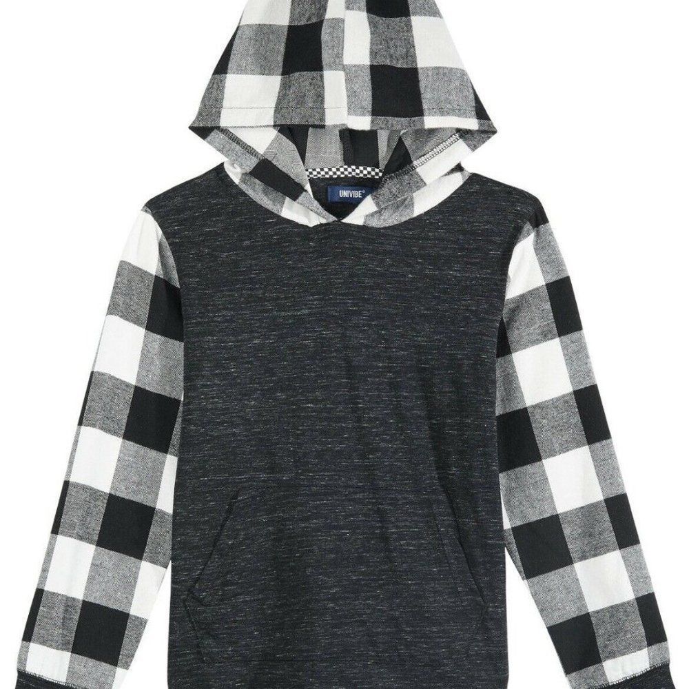 Univibe Boy Mix Media Hoodie